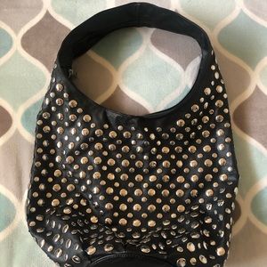 BLACK STUD HOBO BAG 🖤